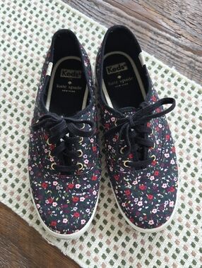 KEDS & KATE SPADE Womens Shoes Floral Woth Gold Details